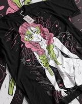 Mitsuri Kanroji marškinėliai Demon Slayer Kimetsu No Yaiba Nezuk Dovanų marškinėliai Visų dydžių S