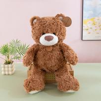 Mielas lokio kario pliušinis žaislas meškiuko lėlė lėlė raminanti lėlė dovana vestuvių dovana 35cm0.26kg
