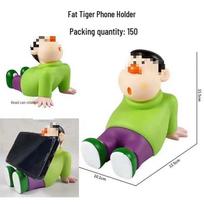 Ruby Beaver Phone Holder & Loopy Stand – Cute, Trendy Desktop Ornament
