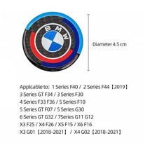 -Automobilio interjero multimedijos rankenėlės emblemos lipdukas Decal Priedai BMW M X1 X3 X5 X7 M3 M4 M5 G30 G20 G32 G11 G12 F40 F30 F20 F1 1Pcs 45mm