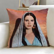 Populiari dainininkė Lana Del Rey Pagalvės užvalkalas Minkštas ir lengvai skalbiamas užvalkalas – universalus sofai, lovai, kelionėms ir biurui 30cmx30cm