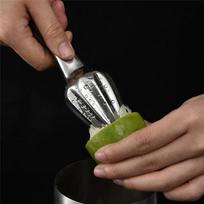 Stainless Steel Manual Juicer, Hand Press Lemon Squeezer Citrus Reamer For Orange Lime Fruit Juice With Easy Clean Design sidabras