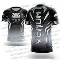 UFC Boxing Muay Thai Short Sleeved Sportwear Summer Breathable Men's and Women's Outdoor Sports Casual Fashion Trend UFC Jersey XXS