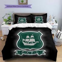 Plymouth futbolo klubo logotipasRaštas Patalynė,Antklodžių komplektas Antklodės užvalkalas Pagalvės užvalkalas Namų gimtadienio dovana (1 * antklodės užvalkalas + 2 * pagalvės užvalkalai, be šerdies) 135x200cm