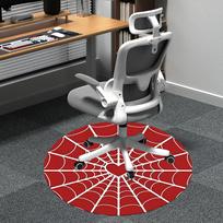 1pc Spider Web Heart Office Round Area Rug, Indoor Mat Suitable ForOffice, Under Office Chairs Bedroom Living Room Home Decor, Room Deco D139 80cm by 80cm