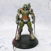 21CM Doom Slayer Eternal Action Figure Collection Model Statue Anime Destroy Hunter Akam  Figurine Desktop Ornament Pvc Toy Gift