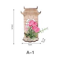 Decorative flowers plants Catering decoration Cold Dishes Dish decoration With artistic conception dishes Hotel Sashimi Plate