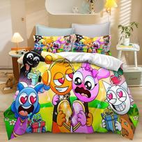 Sprunki Incredibox Game Bedding Set Duvet Cover Set luxury Children'S  Comforter Sets King Size Home 135x200cm