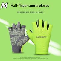 Half Finger Fingerless Cycling Gloves Men Women Anti-Slip Breathable Shock Absorption Summer Bicycle Bike Gym Training Sports Gl