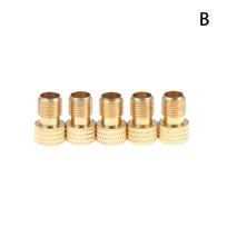 5Pcs Copper Presta to Schrader Bike Valve Adapter Tire Pump Converter Connector