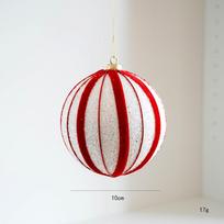Creative Foam Christmas Hot Air Balloon Red&White DIY Decor Christmas Pendants Flannel Tree Ornaments Xmas