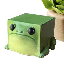 Miniature Frog Figurines Green Resin Mini Desktop Ornament Miniature Frog Garden Statue For Shelf Indoor Outdoor Yard Patio Lawn China Mainland