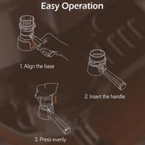 Coffee Tamper Stand Cafe Machine Accessories Improves Stability Non-Slip Holder Portable Accessories Parts For Home Kitchen China Mainland
