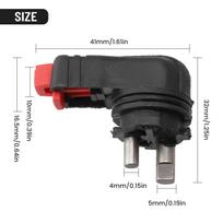 1pc Toggle Switch Electric Hammer Drill Knob Switch Replace For Makita HR 2470,2470F,2470FT Power Tool Accessories China Mainland