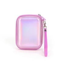 Portable Camera Bag Waterproof PU Camera Protective Carrying Bag Shockproof Camera Protective Cover for link link2 liplay rožinė