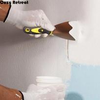 Cleaning Spatula Putty Scraper Scraping Plastic Handle Wallpaper Scraper Stainless Steel Plaster Shovel Construction Tools 4inch