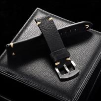 Handmade Stitching Cowhide Watch Band 18/20/22mm for Omega Business Vintage Brown Bracelet Men Breathable Genuine Leather Straps 18mm juoda