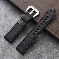 Handmade Stitching Cowhide Watch Strap 20mm 22mm 24mm Business Oil-Waxed Leather Watch Band for Seiko for Omega Wristwatch Bands 20mm juoda