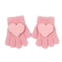 New Solid Color Gloves Warm Coldproof Full Finger Gloves Knitted Coral Velvet Driving Mittens