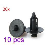 10/20/50Pcs 8mm Hole Bike Fasteners Plastic Rivet Fairing Trim Clips for Honda Yamaha Suzuki Automobiles Parts Car Interior