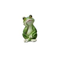 Resin Material Cartoon Frog Figurine Creative Craft Waterproof Frog Garden Decor Cute Style Decorative Bonsai Ornaments