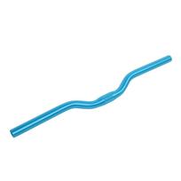 Aluminum Fixed Gear Bike Road Bicycle Fixed Gear Riser Bar Handlebar 25.4mm*520mm (blue) mėlyna