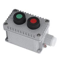 Explosion Proof Button Box 220V 380V 10A Dual Start Switch IP65 IICT6 Aluminum Casting G3/4 Inlet 10 14mm Cable Range China Mainland