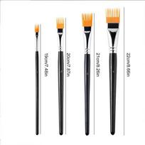 Paint Brushes Ergonomic Handle 4piece Tools Pen Paint Brush Set for Acrylic Painting for Kids Classroom Coloring Adults Craft