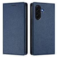 WEFOR for Samsung Galaxy A57 A37 5G A17 A73 A72 A71 A56 A55 A54 A53 A52 A51 Wallet Case, Flip Folio Case Magnetic Card Holder For Galaxy A51 4G tamsiai mėlyna spalva