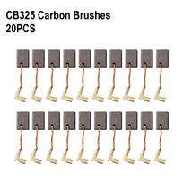 Carbon & Metal Construction Motor Carbon Brushes CB325, Compatible with 9554NB 9557NB Angle Grinder, 20Pcs Set