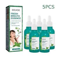 Lašai nuo blogo kvapo - Gaivus kvapas Professionali formulė Burnos priežiūros esencija 30ml 5PCS