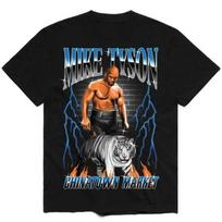 Mike Tyson Pet Tiger TShirt Summer Cotton Short Sleeve ONeck Unisexs T Shirt New S3XL S
