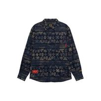 Li-Ning SS22 Gold Series Cashew Totem Loose Jacket 'Autumn Blue' Men's ASHS007-1 S