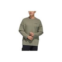 adidas Terrex Casual Sports Round Neck Long Sleeves Green Men's GN9455 XL