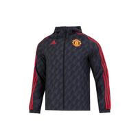 adidas Manchester United 3-Stripe DNA Windbreaker Jackets 'Black' Men's HE6650 M