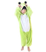 Animal costume pajamas for children, frog costume (Kids 110CM)