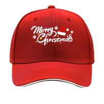 Christmas Special Merry Christmas Printed Cap Autumn New Arrival Halloween Party Gift Fashion Dad Sandwich Baseball Cap One Size