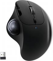 Ewin Trackball Mouse, Bluetooth & 2.4GHz Dual Support, Simultaneous Connection to 3 Devices [NEW Model] Wireless, Thumb Control, Silent, High