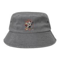 Summer Beach Vacation Getaway Headwear Art Crispies Terrifier Bucket Hats Trendy Hot Sun Hat  Boonie Hat Fishing Cap Hiking One Size