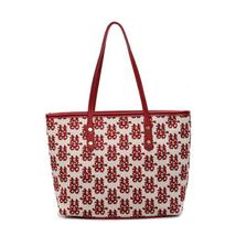 Fabric Happy Word Large Capacity Women's Handbags Natial Style Bride Bag 2026 Fashi Bags for Women Temperament Shoulder Bag