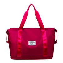 Extendable Women's Large Capacity Storage Luggage Handbag Leisure Travel Duffle Bag Waterproof Nyl Sports and Fitness Handbag