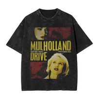 benber vintage Mens David Lynch US Movie Funny TShirts Mulholland Drive s  Vintage ShortSleeve TShirt Shirt S