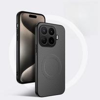 For Xiaomi 17T and 17T Pro Case Luxury Magnetic Matte Skin-Friendly Carbon Fiber PU Leather Cover Shockproof  For Magsafe Funda Xiaomi 17T pilka