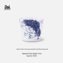 Aowei Jingdezhen Ceramic Coffee Mug auksas