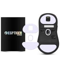 EsportsTiger SNOW Mouse Feet for Zowie U2  FK2-DW  S2-DW  ZA13-DW Gaming Mouse - White, Enhanced Glide, 1 Set [Domestic Authorized Distributor
