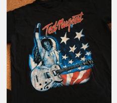 2005 TED NUGENT TOUR Black Men All size T-shirt S-345XL XXXL