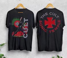 Vintage 1989 The Cult sonic temple shirt tour date unisex cotton TShirt XXL