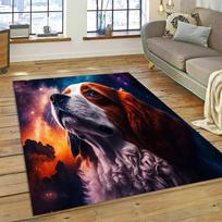 Cute Dog Cartoon Samoyed,Chihuahua,Pomeranian Husky Carpet Rug for Home Living Room Bedroom Sofa Doormat Decor,kid Non-slip Rug 40x60cm 16x24 inch
