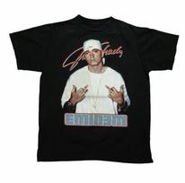 Vintage HEAVY METAL Eminem Slim Shady Hip Hop Rap T Shirt 2000s Black Reprint Gi S