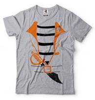 Halloween pirate costume Pirate T-shirt Costume for Halloween orange Tee 3XL